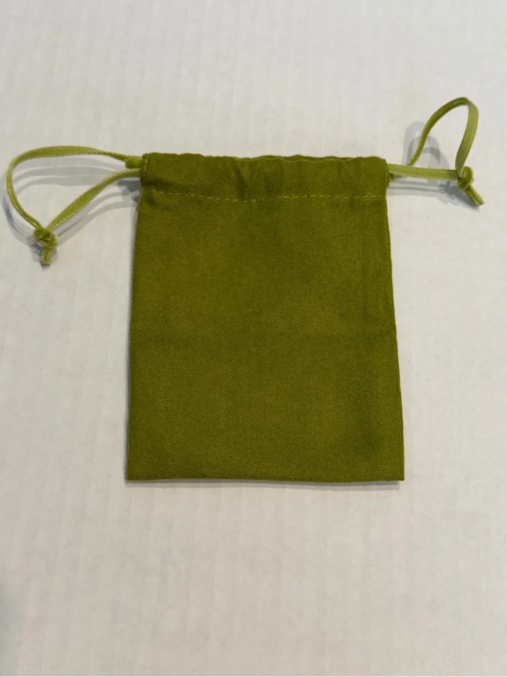 Tory Burch Green Jewlery Drawstring Protective Dust Bag 3.5x4.5